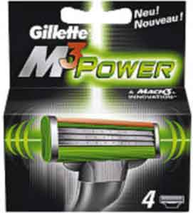 32 Gillette M3 Power Razor Blades