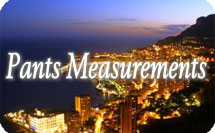 Pants measurements